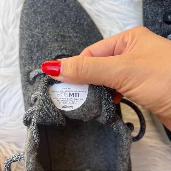 All birds men’s gray wool runners - Picture 6 of 8